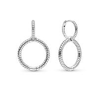 Pendientes Pandora Moments 299562C00 aro doble