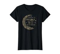 Pendle 1612 They Missed One Witch Trials Celestial Witchcore T-Shirt, Women, Black, Medium