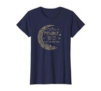 Pendle 1612 They Missed One Witch Trials Celestial Witchcore T-Shirt, Women, Navy Blue, X-Large