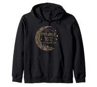 Pendle 1612 They Missed One Witch Trials Celestial Witchcore Zip Hoodie