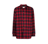 Pendleton Check Long-Sleeve Shirt - male - Maison Margiela - Casual Shirts - Red - S - Shirts S