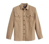 PENDLETON Men's Plaid Burnside Double-Brushed Flannel Shirt for Men - Heritage-Inspired Long Sleeve Plaid for Men, Camel Heather, Medium