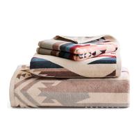 Pendleton Three Piece Towel Set White Sands