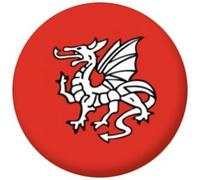 Pendragon Anglo-Saxon Flag Badge, Magnet, Keyring, Mirror, Bottle Opener