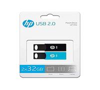 PENDRIVE HP 32GB USB2.0 V212W Black - Pack 2 PENDRIVES