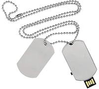 PENDRIVE USB KEY PLATE MILITARY DOG TAG 32 64 128GB MEMORY A06 (32GB)