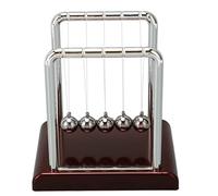 Pendulum Balance Balls Gravity Effect Physics Pendulum Stress Relief Toys for School Office, Educational Tool to Demonstrate Energy Conservation, Plastic and Metal, 3.54 X 3.35 X 2.76in