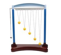 Pendulum Ball Physics Experiment Equipment, Forced Vibration and Resonance Demonstrator with 5 Swinging Balls, Plastic Material for Physics Learning