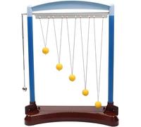 Pendulum Ball Physics Experiment Equipment, Resonance Demonstrator with 5 Swinging Balls for Physics Learning, Educational Plastic Science Kit