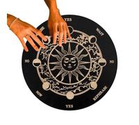 Pendulum Board Dowsing - Divination Board | Ouija Board Game | Wooden Decision Maker Message Boards with Letters | Fortune Telling Pendulum Board for Parties, Gatherings | Divination Boards