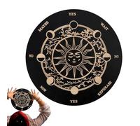 Pendulum Board Dowsing,Wooden Metaphysical Planchette Message Boards With Letters - Spirit Decorations Pendulum Board Game For Beginners, Family