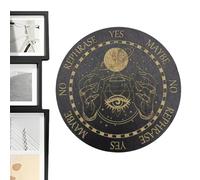 Pendulum Board for Divination, Pendulum Board for Divination, Wooden Seven Star Dowsing Divination Board, Meta Altar Home Decoration Message Board
