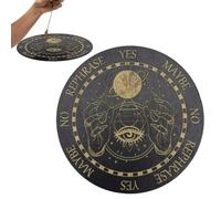 Pendulum Board for Divination,Seven Star Pendulum Board | Dowsing Pendulum Board Seven Star Wood Divination Board - Metaphysical Message Board for