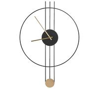 Wall Clock ANNIVIERS 44 cm Metal Black