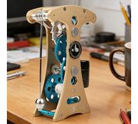 Pendulum Clock Building Kit - Retro Science Toy for Teens - Educational Model with 5-10 Min Run Time