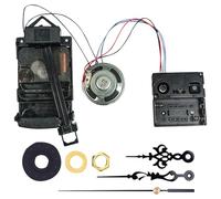 Pendulum Clock Mechanisms Battery Powered 1 Set DIY Replacement Clock Movement with Music Box Volume Adjustable Repairing Hanging Clock Kit,No Battery