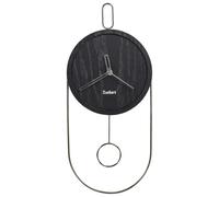Beliani Pendulum Clock Sierre 20 Cm Black