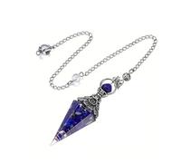 Pendulum Crystal - Hexagonal Rose Quartz Pendulum for Divination and Meditation, Vintage Gemstone Crystal Pendulum, Spiritual Gifts and Tools for Meditation and Psychic Use