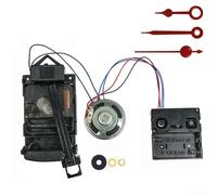 Pendulum Movement and Clock Hands Replacement Set for Wall Clocks Featuring Silent Operation and Compatibility with Various DIY Clock Styles (B)