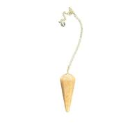 Pendulum Natural Stone Moonstone Peach Moonstone Crystal Pendulum Vintage Hexagonal Crystal Pendulum for Radiesthesia Pendulum Chakra Reiki Divination Meditation (Peach Moonstone)