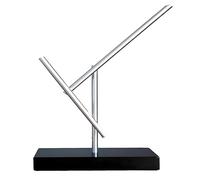 Pendulum Perpetual Motion Machine, Kinetic Energy Sculpture, ABS Material, Rotating Diameter 40.5cm, Durable Desktop Ornament