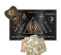 Pendulum Spirit Board - Wooden Metaphysical Board Decorative Boards with Letters Numbers | Witch Supplies for Spiritual Decorations, for Family