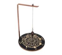 Pendulum Stand - Wooden Pendulum Stand with Incense Rack Spiritual Witch Ornament Display Natural Wood Stone Organizer | Compact Sacred Storage Design for Meditation Divination Practice