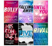 Penelope Douglas 6 Books Collection Set (Bully, Until You, Rival, Falling Away, Five Brothers, Misconduct)