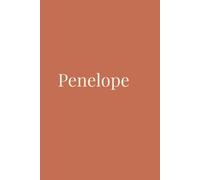 Penelope: Personalized Notebook for Women | 110 Lined Pages | Custom Name Journal | Minimalist Gift Idea