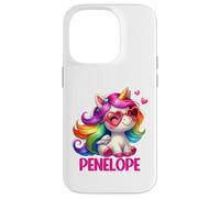 Penelope Unicorn Name Personalized Design Case for iPhone 14 Pro