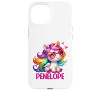 Penelope Unicorn Name Personalized Design Case for iPhone 15