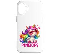 Penelope Unicorn Name Personalized Design Case for iPhone 16 Plus