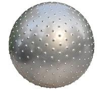 Penepico Large Sensory Massage Ball for Kids, 33.5" 85cm Bouncy Exercise Ball With Tactile Stimulation Spikes, Outdoor Yoga, Large Beach (2 Sets Grey)