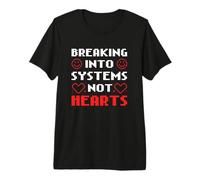 Penetration Tester Cyber Security Breaking Into Systems Premium T-Shirt