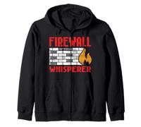 Penetration Tester Cyber Security Firewall Whisperer Zip Hoodie