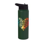 Penetration Tester Cyber Security Heart Hacker Stainless Steel Insulated Water Bottle