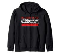 Penetration Tester Cyber Security My Job Is To Think Zip Hoodie