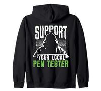 Penetration Tester, Ethical Hacking For A Pen Tester Zip Hoodie