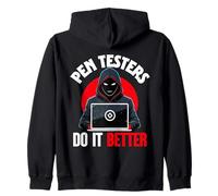 Penetration Tester, Ethical Hacking For A Pen Tester Zip Hoodie