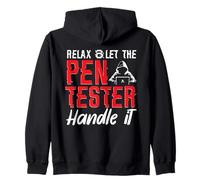 Penetration Tester, Ethical Hacking For A Pen Tester Zip Hoodie
