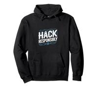 Penetration Testing "HACK RESPONSIBLY" Cyber Security Pullover Hoodie