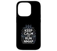 Penetration Testing "KEEP CALM AND RUN NMAP" Hacker Culture Case for iPhone 14 Pro
