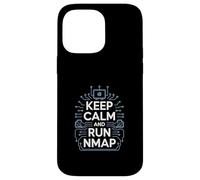 Penetration Testing "KEEP CALM AND RUN NMAP" Hacker Culture Case for iPhone 14 Pro Max
