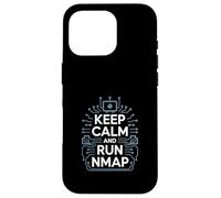 Penetration Testing "KEEP CALM AND RUN NMAP" Hacker Culture Case for iPhone 16 Pro