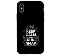 Penetration Testing "KEEP CALM AND RUN NMAP" Hacker Culture Case for iPhone X/XS