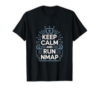 Penetration Testing "KEEP CALM AND RUN NMAP" Hacker Culture T-Shirt