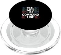 Penetration Testing "REAL MEN USE COMMAND LINE" Humor PopSockets PopGrip for MagSafe