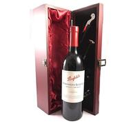 Penfolds Winemaker's Selection Shiraz Cabernet Sauvignon 2008 South Eastern Australia (Red wine) vintage wine in a silk lined wooden box with four wine accessories, 1 x 750ml