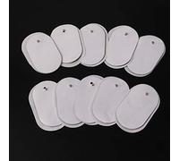 peng 10Pcs Silicone Gel Tens Units Electrode Replacement Pads For Massagers Practical