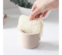 PENGARO Diatomite Sponge Holder, 3 * 2.5 inch Quick Dry Kitchen Sink Organizer Water Fast Absorbing Stone Drying Caddy Dish Sponge Holder for Kitchen Bathroom Organizer Sink Tray, Beige